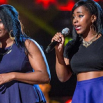 Twins Tila and Tavelah, Lauren and Kimberley from Gemyni  are two of the duos  on The Voice UK 