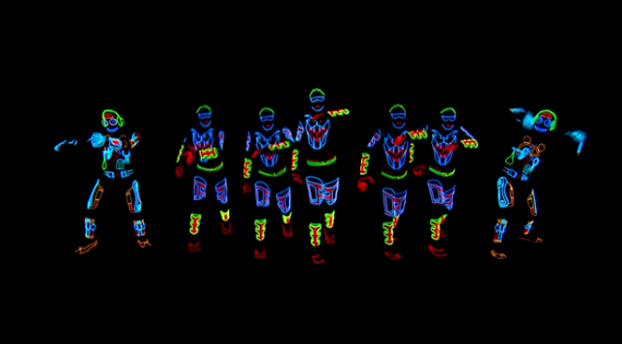 Light Balance dance troupe from the lights up the stage on the first episode of Britain's Got Talent 2014 | Reality TV