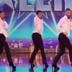 French dancers Arnaud, Mehdi and Yanis Marshall Spice Girls high heels mix went down a storm on Britain’s Got Talent 2014 auditions