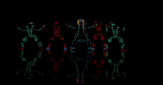 Light Balance from the Ukraine light up Britain's Talent semi finals with an amazing body light dance display Reality TV