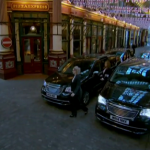 Leadenhall Market places host to The Apprentice 2014 for  the  first sales task in the tenth year anniversary of the show