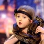 Britian's Got Talent: Little Olivia Binfield Recite Poem With A Large Snake Wrapped Around Her Neck