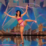 Lisa Sampson  wowed with her hula hoops on Britain’s Got Talent 1015