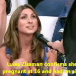 Apprentice star Luisa Zissman revealed live on TV that she was Pregnant at the age of 16 and had an Abortion