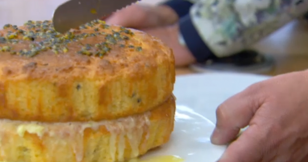 The Great British Bake Off 2013: Howard’s Passion Fruit with Rice Flour