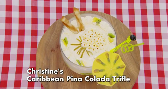 christine's caribbean pina colada trifle 