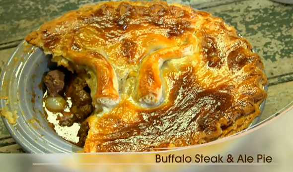 Buffalo stake pie