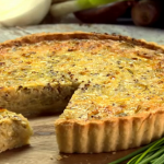 Paul Hollywood Pies and Puds :  Shallot Onion and Chive tart recipe