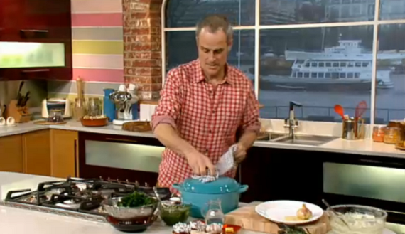 Phil Vickery makes Pot Roast Chicken with garlic ...