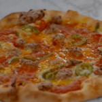 Chris Moyles New York Style Pizza Recipe proved a big hit in Jamie and Jimmy’s Cafe