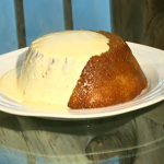 Steamed sponge pudding with custard by James Martin on Saturday Kitchen Live