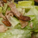 Duck salad with blue cheese dressing using duck from a tin by James Martin