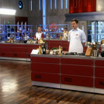 MasterChef 2014 UK:  Sumera, Robert, Holly, James, Kristyn and Rob  are the first 6 contestants to cook for survival in the new series of MasterChef