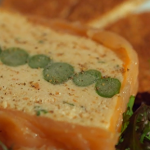 Mary Berry Smoked Salmon and Asparagus Terrine starter on Mary Berry Cooks