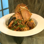 Slow cook Lamb shoulder by Theo Randall and Cornish chilli crab by Jack Stein on Saturday Kitchen