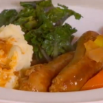 Hairy Bikers Pork Sausage and IPA Beer Casserole with mash recipe on Best of British Foods
