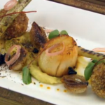 Great British Menu North West Chefs Mary Ellen McTague, James Durrant and Mark Ellis produce starter dishes in week 2 for Daniel Clifford