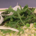 James Tanner Lemon and pea summer risotto recipe on Lorraine