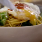 Jamie Oliver Asian Hungover Noodles with crunchy veg, egg noodles and a runny egg recipe on Jamie’s Money Saving Meals