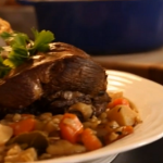 Bikers Pot-roast hogget with barley casserole recipe on Best of British
