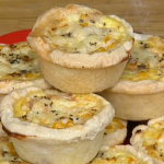 Phil Vickery quiches with ham, sweetcorn and cheese on This Morning