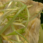 Rick Stein steamed wolf fish with pak choi, and sesame oil on Saturday Kitchen