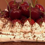 Gino black forest gateau with cherries  recipe from the eighties on Let’s Do Lunch