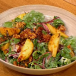 Gino Warm Pears and Blue Cheese Salad recipe on Let’s Do Lunch