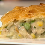 Phil Vickery chicken and sweetcorn pie Recipe frozen ingredients on This Morning