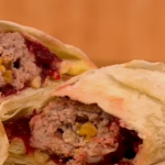 Gino D’Acampo lamb koftas with homemade hummus, flatbreads and pickled beetroot recipe on Let’s Do Lunch with Melanie Sykes