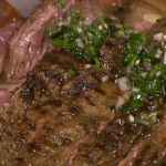 Barbecue skirt steak with chimichurri dressing all American BBQ recipe on This Morning