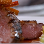 Michel Roux Jr. Duck with rhubarb and grenadine  recipe on Food and Drink
