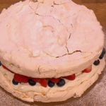 Gino D’acampo hazelnut Meringue with summer fruits recipe on Let’s Do Lunch 