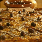 Rick Stein pizzaladiere recipe anchovies and onions on Saturday Kitchen 