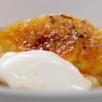 Sat Bains candied vegetable bread and butter pudding recipe on Food and Drink with Michel Roux Jr.