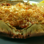 Rick Stein Baked Cromer crabs with Berkswell cheese recipe on Saturday Kitchen