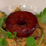 Mark Sargeant pork stroganoff with caramelised apples dish on Cooks Questions