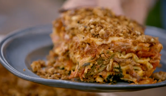 Jamie Oliver crispy duck lasagne with homemade pasta ...