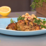 Dean Edwards Moroccan chicken with chickpea salad recipe on Lorraine