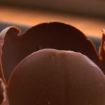 Mary Berry chocolate cups using balloons on The Great British Bake Off 2014 Masterclass