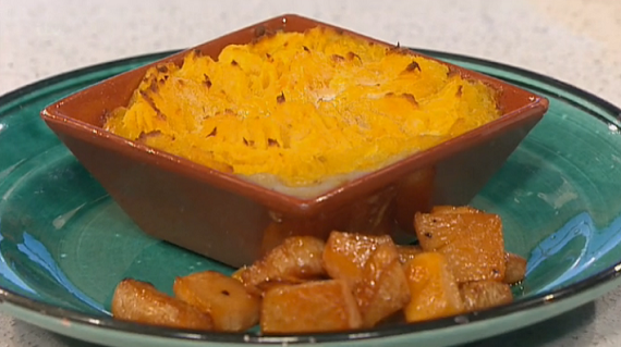 Phil Vickery cottage pie with swede and sweet potato mash ...