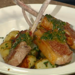 Simon Rimmer lamb chops with salsa verde recipe on Daily Brunch