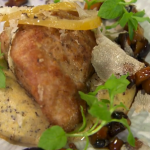 Marcus Wareing pan-fried sweetbreads with polenta and confit lemon recipe test the seventh group of chefs on Masterchef The Professionals 2014