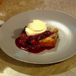 James Martin blueberry  muffin cake dessert recipe on  Christmas Kitchen 