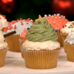 Jemma’s festive cupcakes challenge on Let’s Do Christmas with Gino and Mel