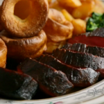 Tom Kerridge cured beef with black Treacle  recipe on Tom Kerridge’s Proper Pub Food