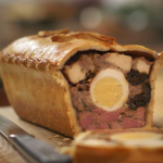 Mary Berry Raised chicken and ham pie recipe  on Mary Berry’s Absolute Christmas Favourites