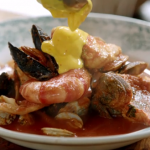 Jamie Oliver flashy fish stew recipe on 15 Minutes Meals
