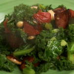 Nigel Slater chorizo sausage and greens recipe on Nigel Slater’s  New Year Suppers
