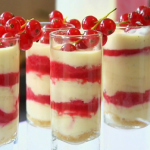 Brett’s  mini trifles in a glass for the Hairy Bikers   on Christmas Kitchen with James Martin 